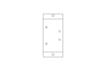 SINGLE CONNECTING PLATE  ISO2 3/8