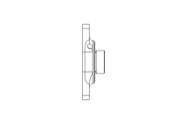 Flange bearing PCFT 25x124x36