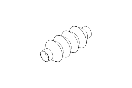 Rubber bellows L=15-70 d=16