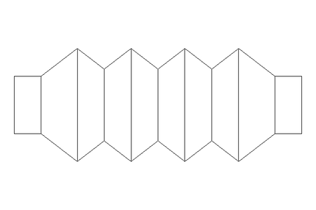 Rubber bellows L=15-70 d=16