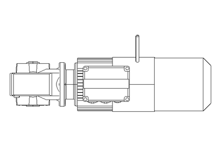 WORM GEAR MOTOR 2.5 NM