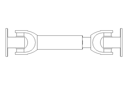 UNIVERSAL JOINT SHAFT  58/4  L=240/300