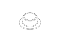 Plain bearing bush GFM 10x12x18x7x1