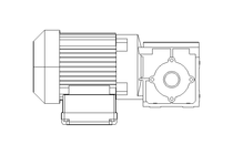 Right-angle geared motor 0.25kW 79 1/min