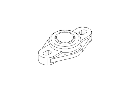 Flange bearing EFOM 30x55x65