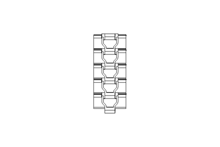 Flat-top chain SHP84XL B=83.8