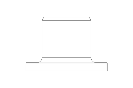 Plain bearing bush FM 3x4.5x7.5x5x0.75