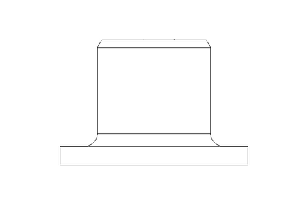 Plain bearing bush FM 3x4.5x7.5x5x0.75