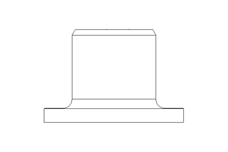 Plain bearing bush FM 3x4.5x7.5x5x0.75