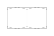 Hexagon nut M10 A2 DIN934