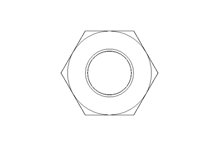 Hexagon nut M10 A2 DIN934