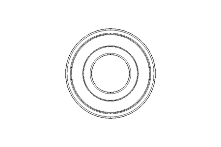 Deep groove ball bearing 6203 2RS 17x40