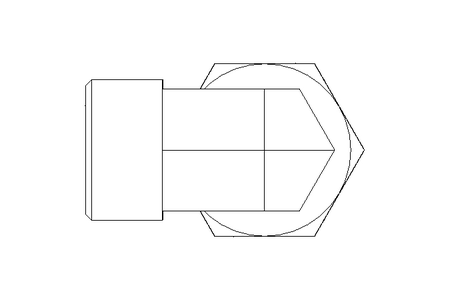 Threaded elbow connector L 15