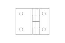 Scharnier 63x50x5 GD-Zn