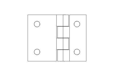 Scharnier 63x50x5 GD-Zn