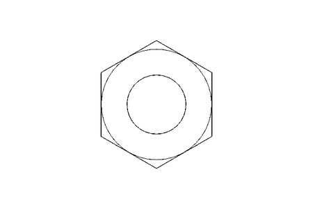 Hexagon nut M12 A2 DIN985