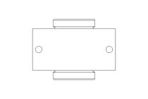 LINEAR HOUSING D=25  OGAS-01-25