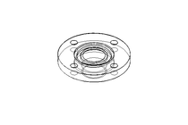 Flansch mit Nut DN 25 1.4404