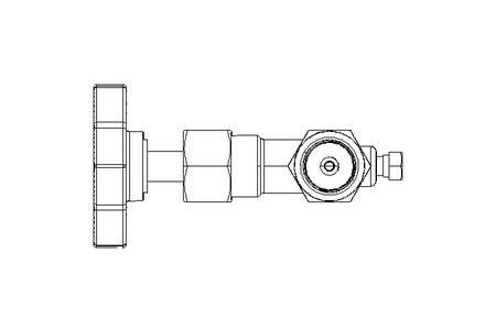 PRESSURE GAUGE VALVE G1/2" DIN 16270