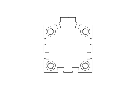 SHORT LIFT PNEUMATIC CYLINDER