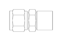 Rohrverschraubung 12 R1/2" Niro