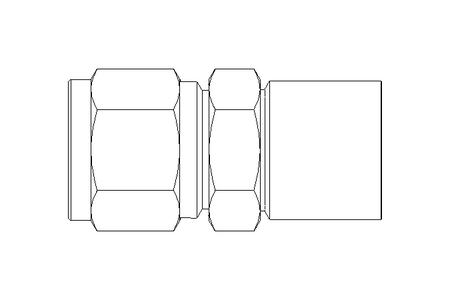 Rohrverschraubung 12 R1/2" Niro