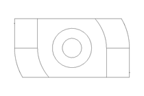 Hammer head nut T M4 / 10 St-Zn