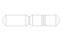 Stud bolt M5x18 A4 DIN938