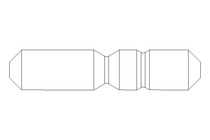 Stud bolt M5x16 A2 DIN938