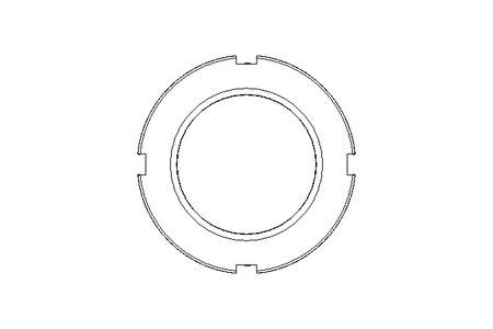 Slotted nut M35x1.5 ST