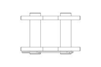 Verschlussglied 08 B-1 M2x2