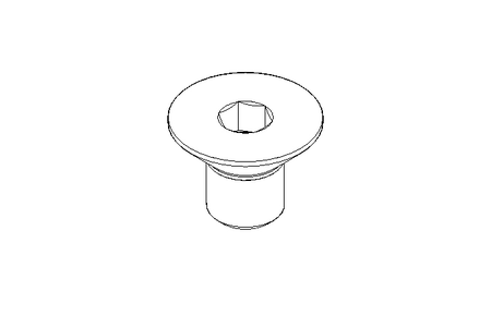 Hex. socket countersunk hd.cap screw M4