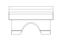 Sliding block T M6 / 8 St-Zn