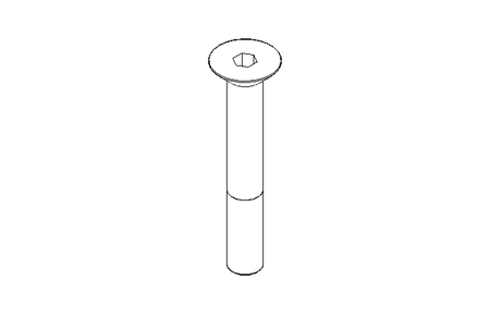 Countersunk head screw M10x70 A2 70