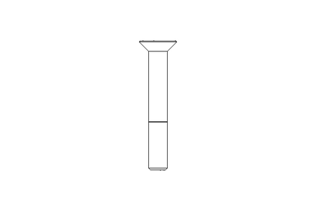 Countersunk head screw M10x70 A2 70