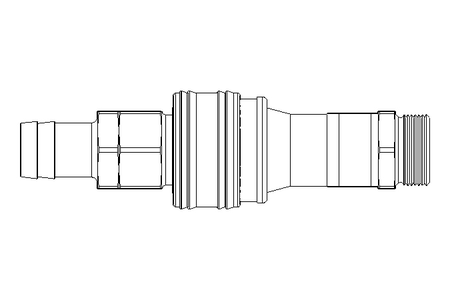 Kupplung G 1" aussen 75K+SSET Ms