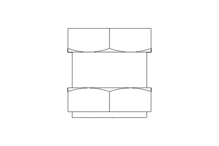 Gewindebuchse C M10x1,25x15 A2 DIN16903