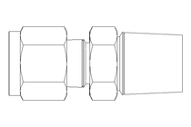 Pipe screw connector 6 G3/8"