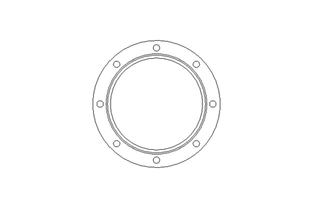 Blindflansch BFN mit Nut DN150 1.4404