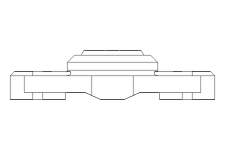 Flange bearing EFOM 16x32x17.5