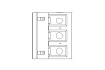 Printed-circuit board connector