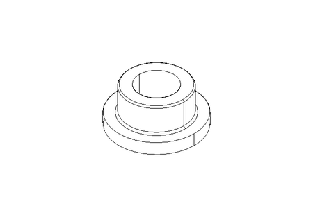 Plain bearing bush MFM 10x16x22x10x3