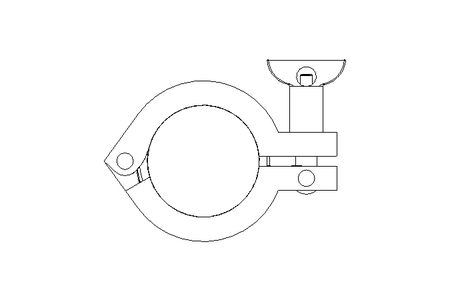 Clampklammer DN65 DIN 32676 1.4301