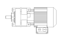 Spur gear motor 0.37kW 70 1/min