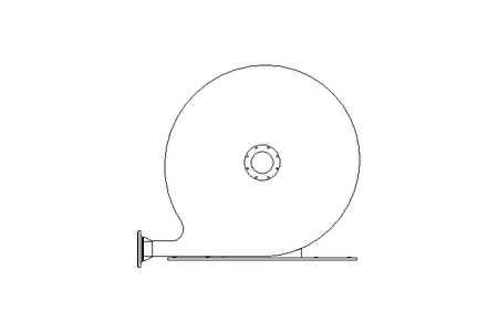 Radial flow fan 400V 2200W