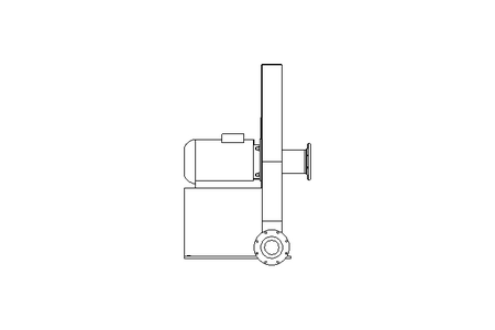 Radial flow fan 400V 2200W