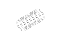 Druckfeder D1=24,4 D2=21 L=48,4 51,06N