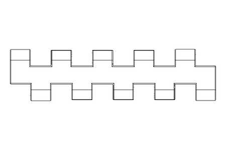 Flush-grid belt LFG2120-1190H-FT B= 1190