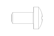 Linsenschraube M2x4 A2 ISO7045