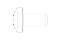 Linsenschraube M2x4 A2 ISO7045